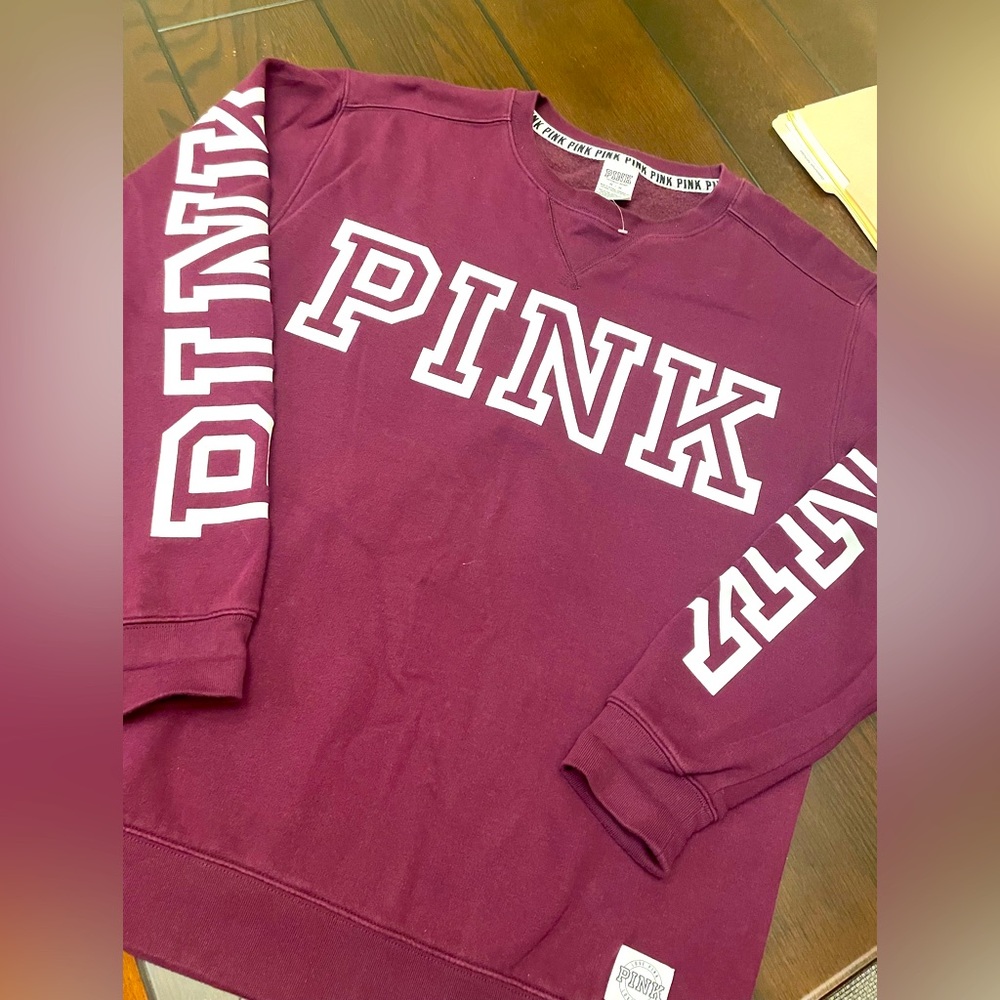 Pink womens sweatshirt